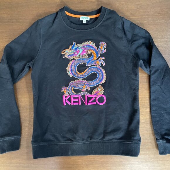 Kenzo Embroidered Dragon Logo Sweater - Picture 2 of 8
